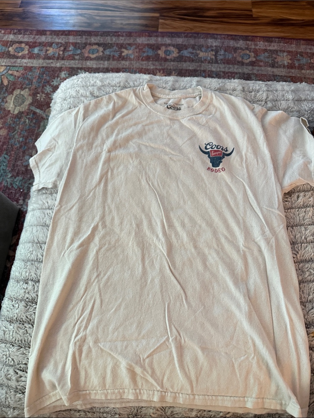 Coors Rodeo Short-Sleeve T-Shirt in Cream